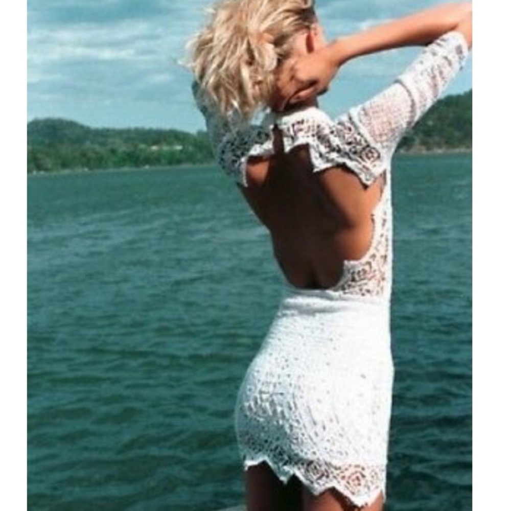 Jen’s pirate booty Nova crochet mini dress